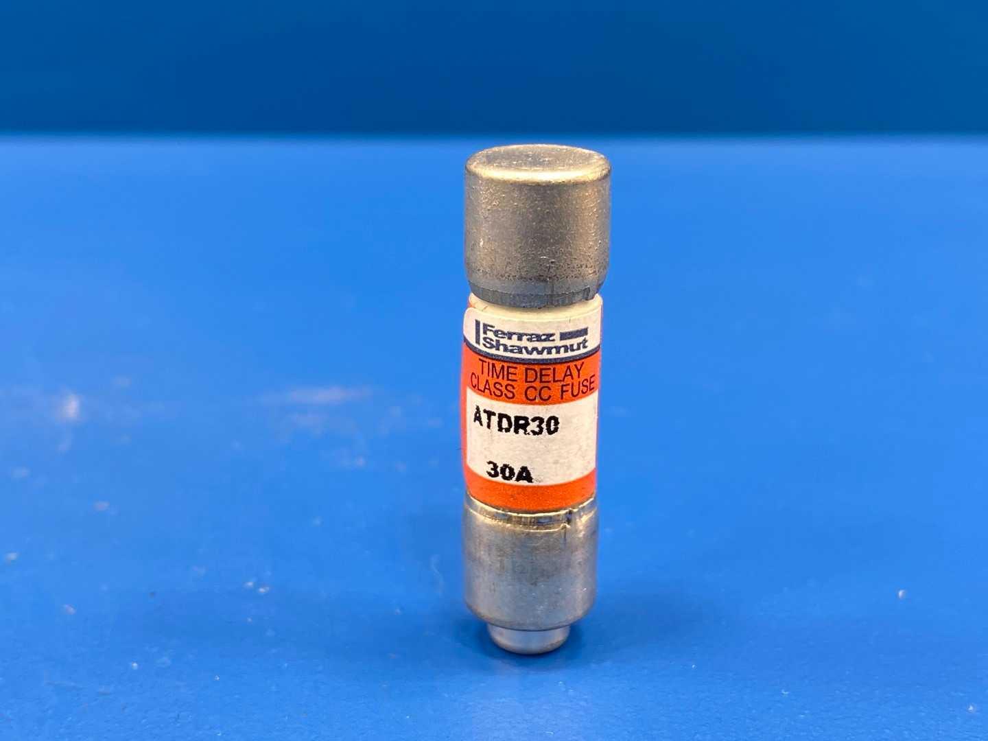 30 Amp Class CC Time Delay Fuse 600V Mersen Amp-Trap 2000 ATDR-30