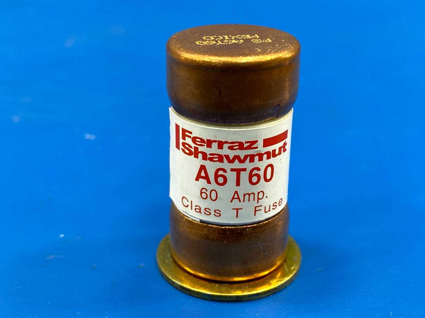 60 Amp Class T Fast-Acting Fuse 600V Mersen A6T-60