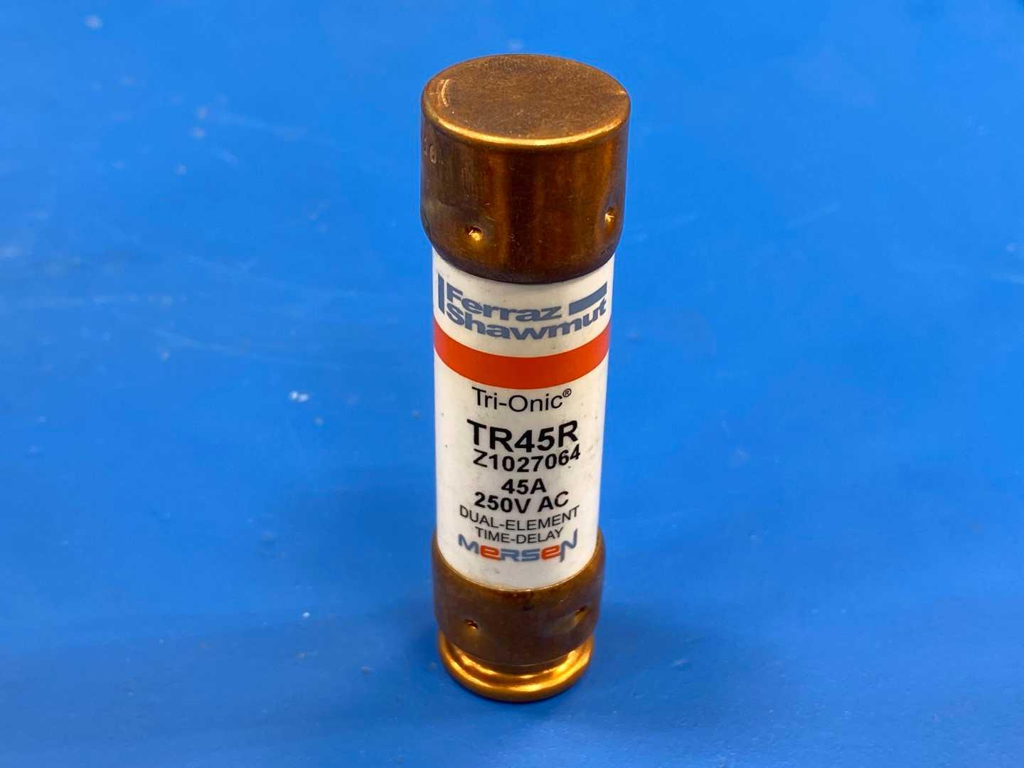 45 Amp Class RK5 Time Delay Fuse 250V Mersen Tri-Onic TR-45R