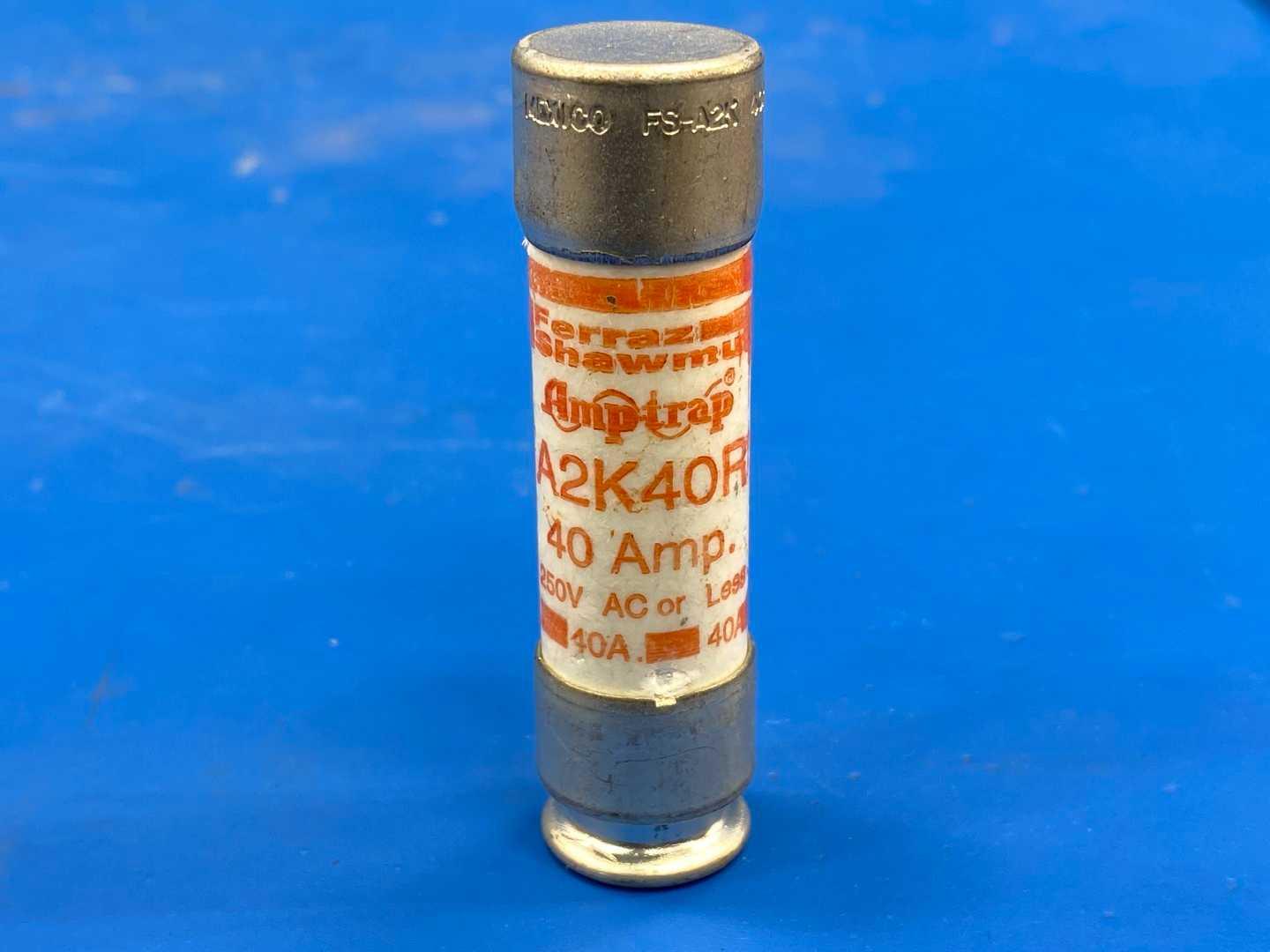 40 Amp Class RK1 Fast-Acting Fuse 250V Mersen Amp-Trap A2K-40R