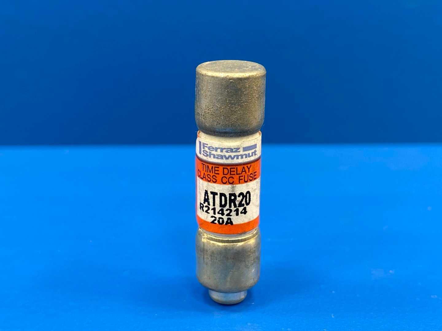 20 Amp Class CC Time Delay Fuse 600V Mersen Amp-Trap 2000 ATDR-20