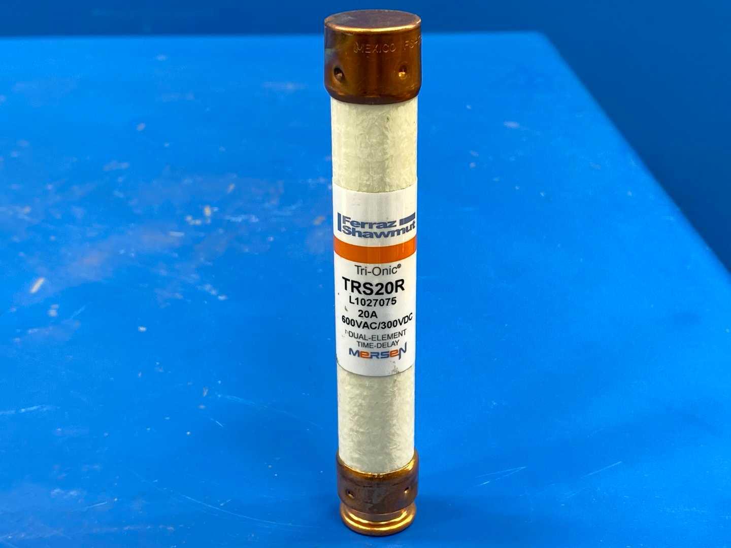 Mersen TRS20R 20 Amp Ferraz Shawmut / Class RK5 Time Delay Fuse 600VAC