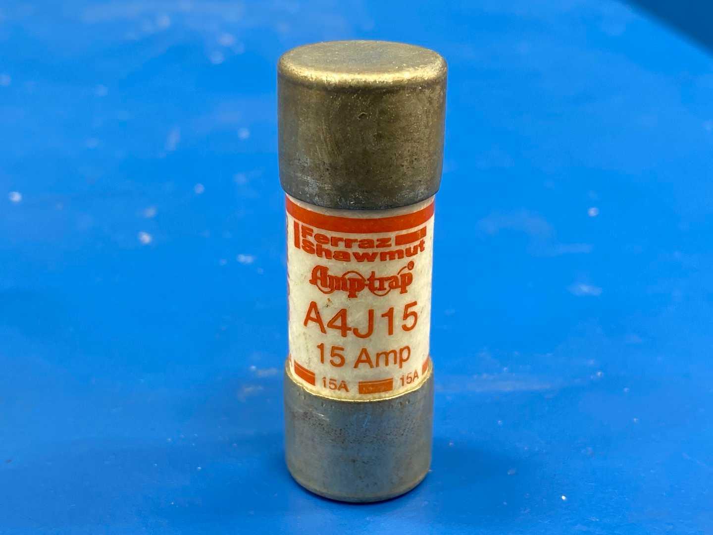 15 Amp Class J Fast-Acting Fuse 600V Mersen Amp-Trap A4J-15