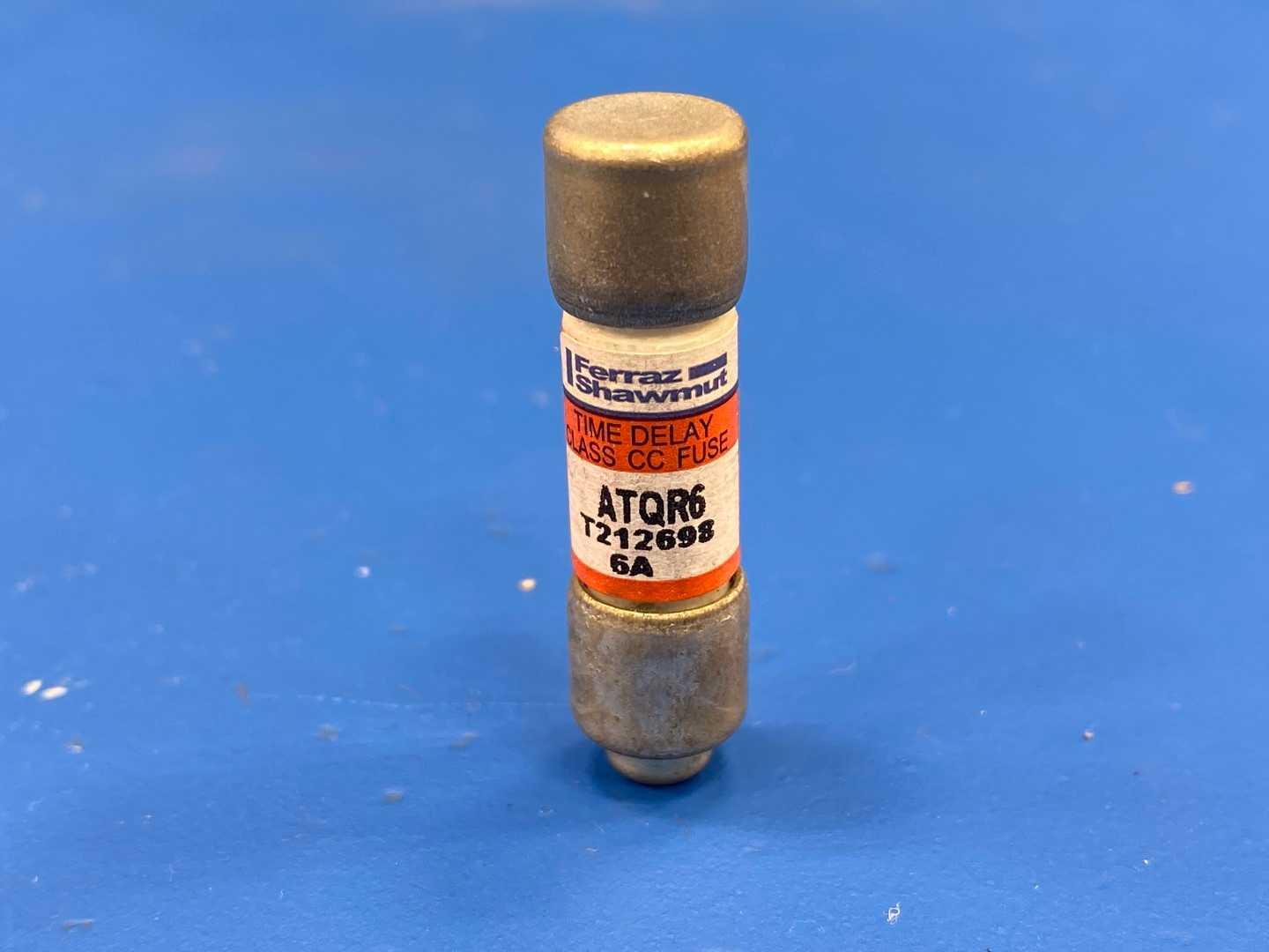 6 Amp Class CC Time Delay Fuse 600V Mersen Amp-Trap 2000 ATQR-6