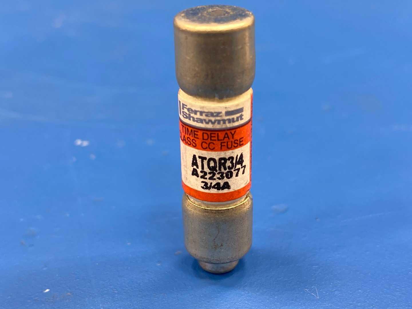 3/4 Amp Class CC Time Delay Fuse 600V Mersen Amp-Trap 2000 ATQR-3/4