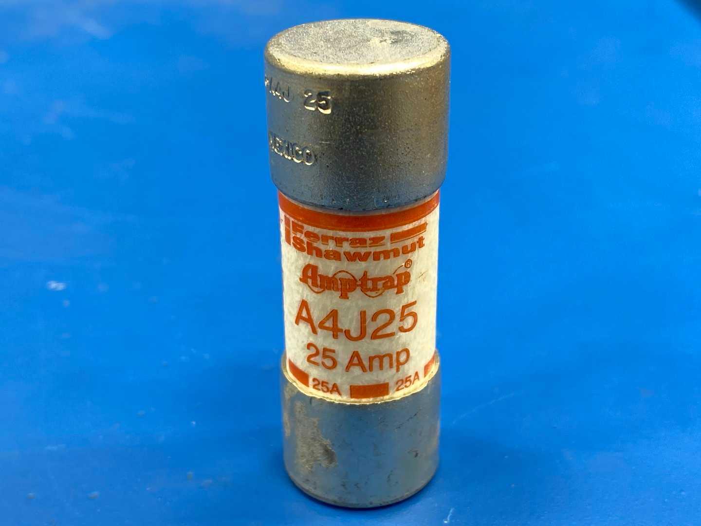 25 Amp Class J Fast-Acting Fuse 600V Mersen Amp-Trap A4J-25