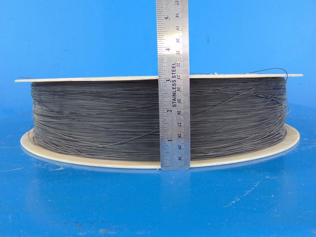 AEROSPACE  Silver Plated BLACK INSULATION PMC  Approx. 8,000 26ga Kynar 142326BK