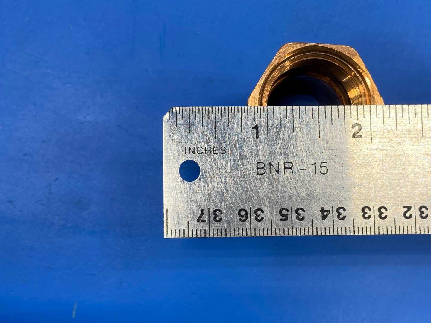 Mueller Industries 3/4" C x F adapter, 7/8" OD x 3/4 F adapter, WB01246