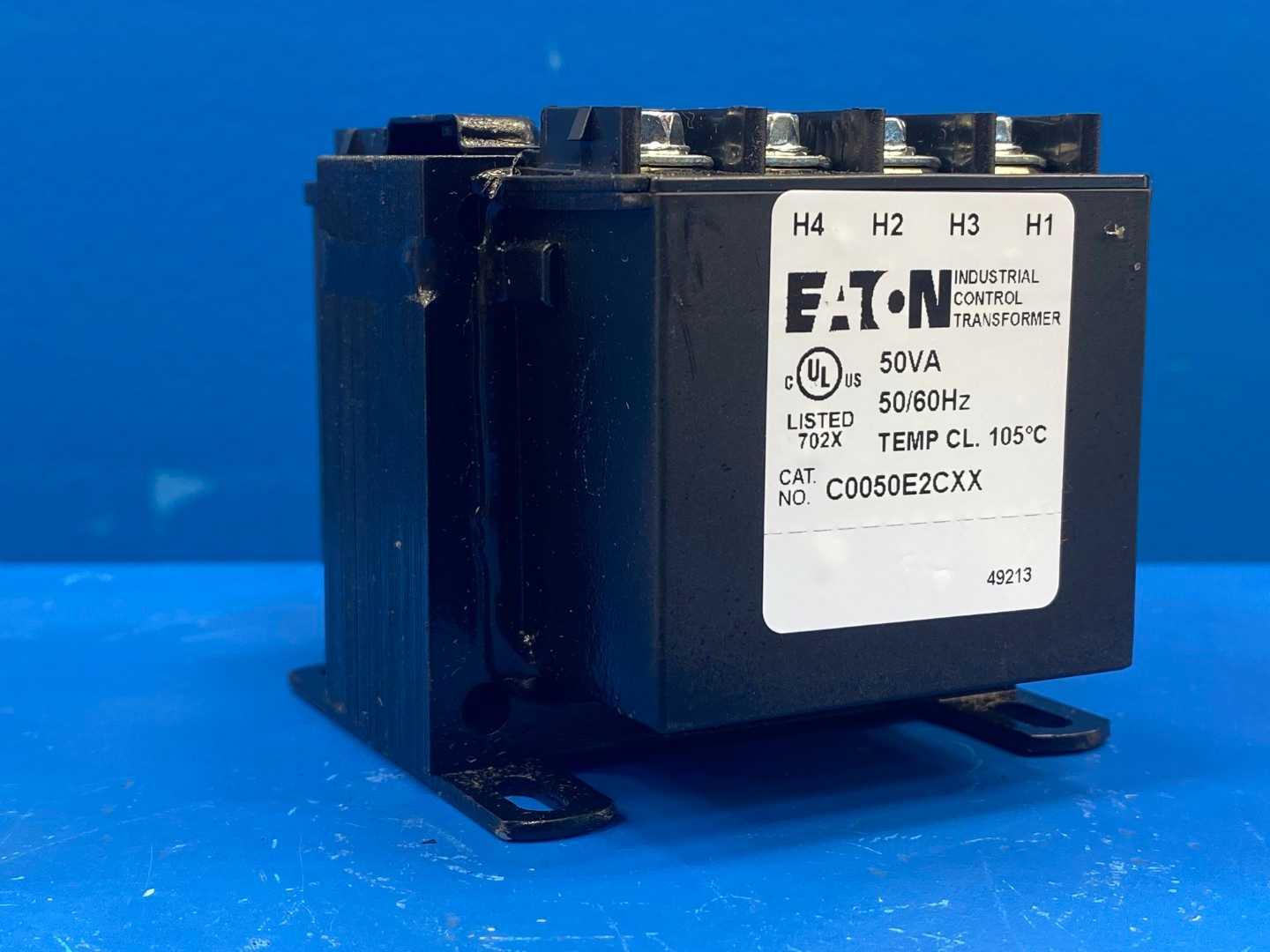 240/480V to 120/240V 50 VA Single-Phase Industrial Control Transformer 50/60Hz Eaton C0050E2CXX