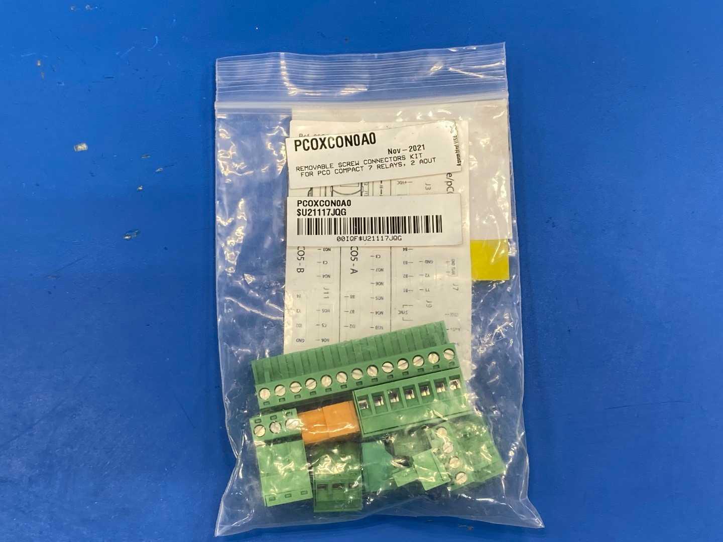 Carel PCOXCON0A0 PCO Compact Removable Screw Connector Kit, 7 Relays, 2 AOUT