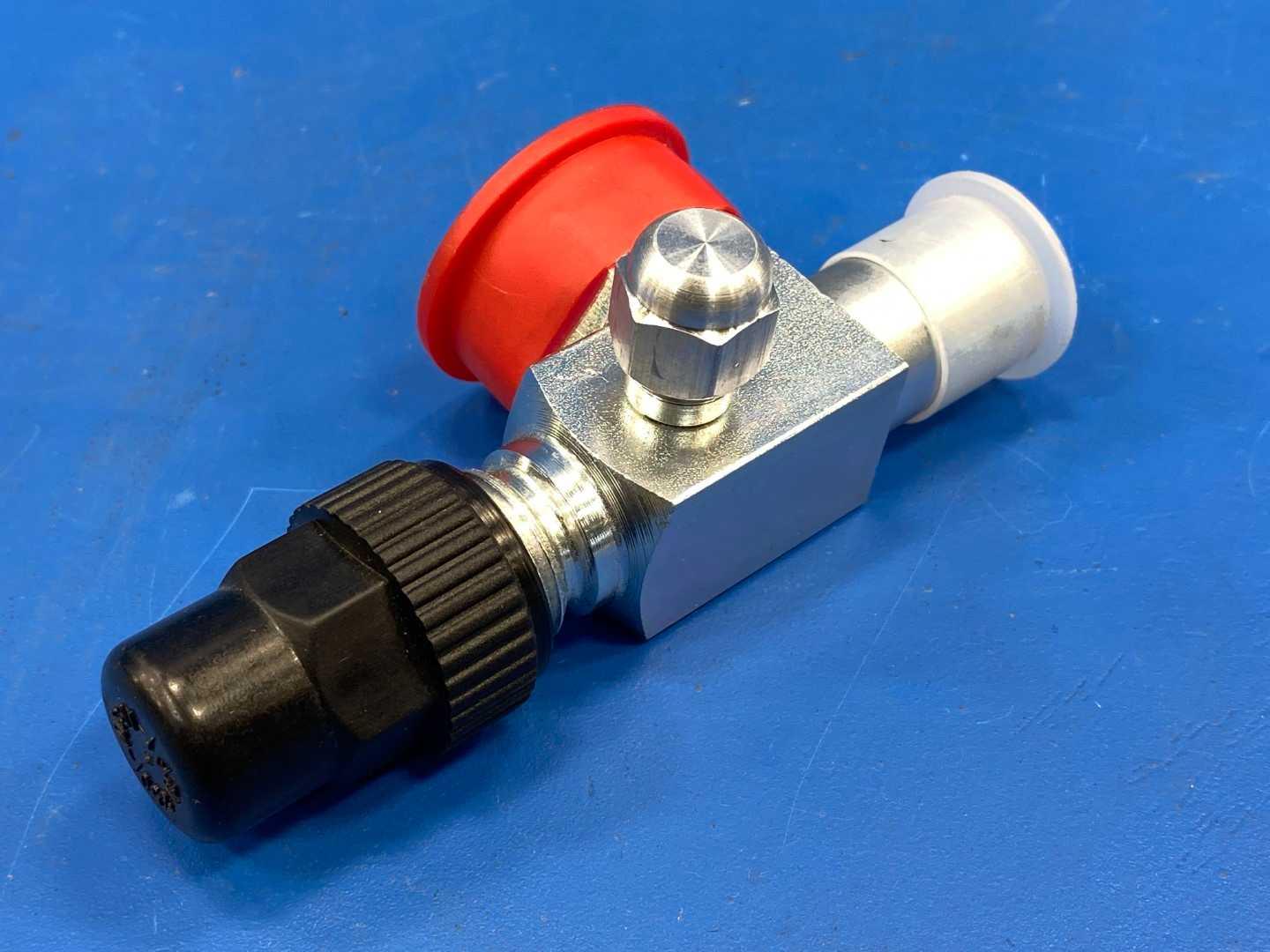 HVAC Refrigeration Service Valve Rotolock 1-14 x 5/8 Sweat 7/8 Body Horizontal 1/4 Side Port Refrigeration Sales 091-400C210/120LZ