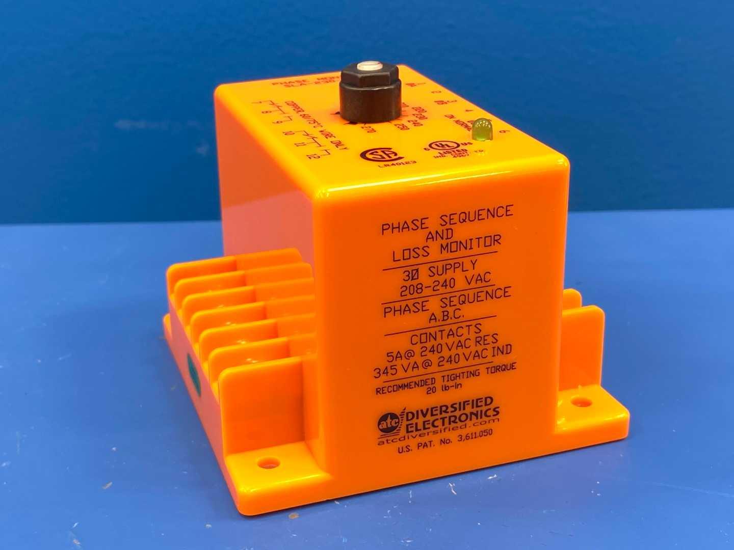 ATC Diversified Electronics SLA-230-ALE Phase Monitor , 20/-240VAC