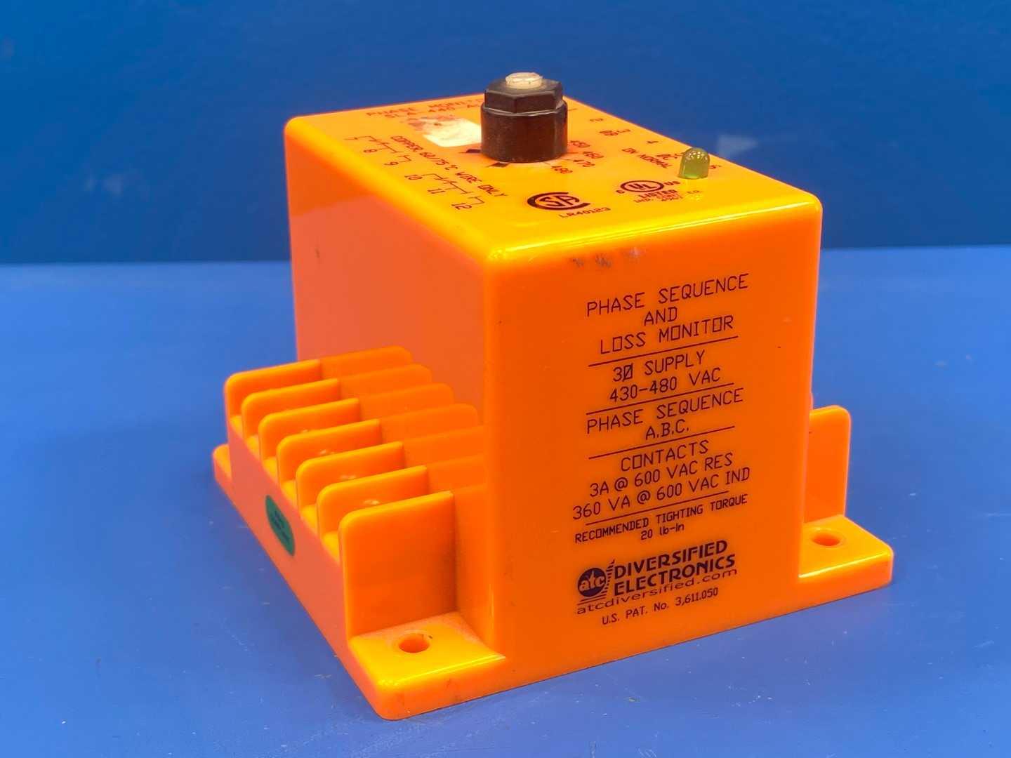 ATC Diversified Electronics SLA-440-ALE Phase Monitor , 430-480VAC