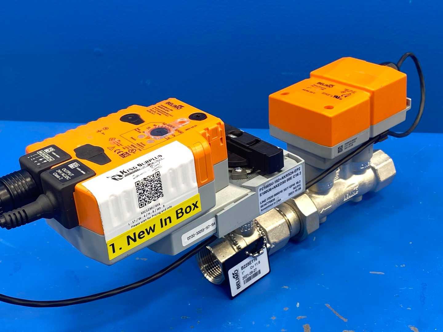Belimo P2100SU-182+AKRX24-EP2 1" Electronic Pressure Independant Valve (EPIV) 2-Way AC/DC 24V 50/60Hz 6W