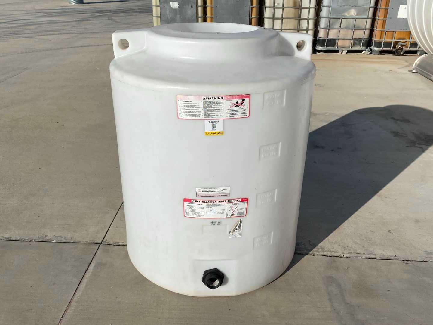 Enduraplas THV00200WH 200 Gallon Vertical Storage Tank (757 Liters) - White