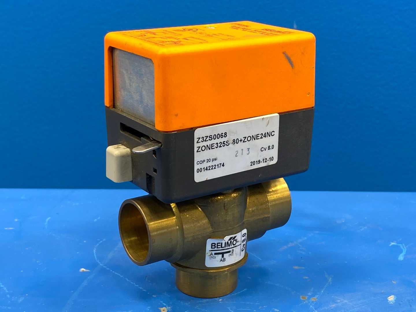 Belimo Z3ZS0068 ZONE325S-80+ZONE24NC, Spring Return 24VAC,7VA