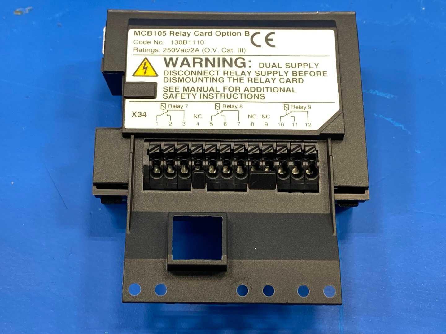 Danfoss MCB105 Relay Card Option B, 130B1110 250Va/2a, (Relay Card Ony)