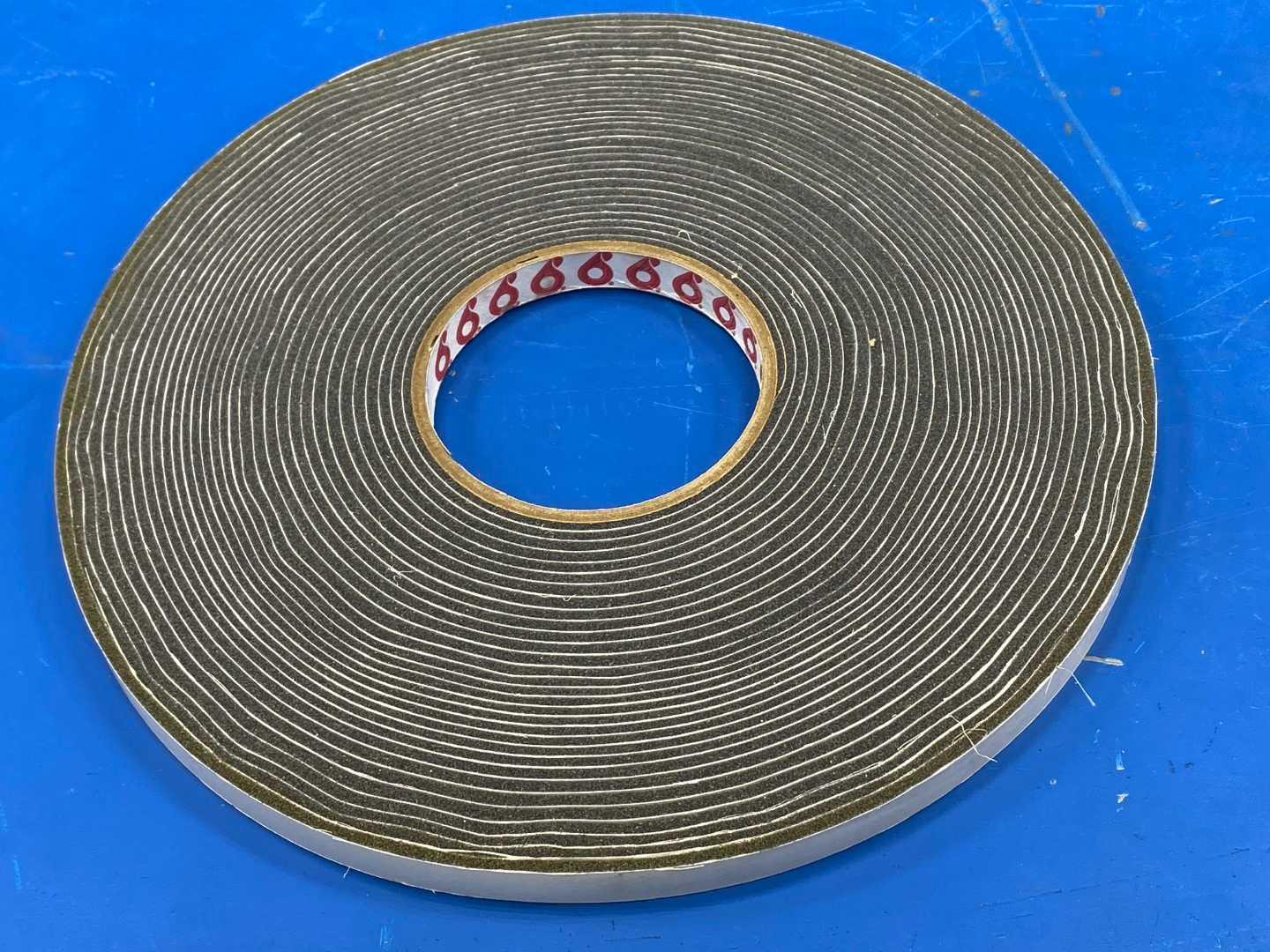 Pressbond P8525E, 1/4" Thick x 1/2" Width x 50Ft Length Foam Gasket Tape