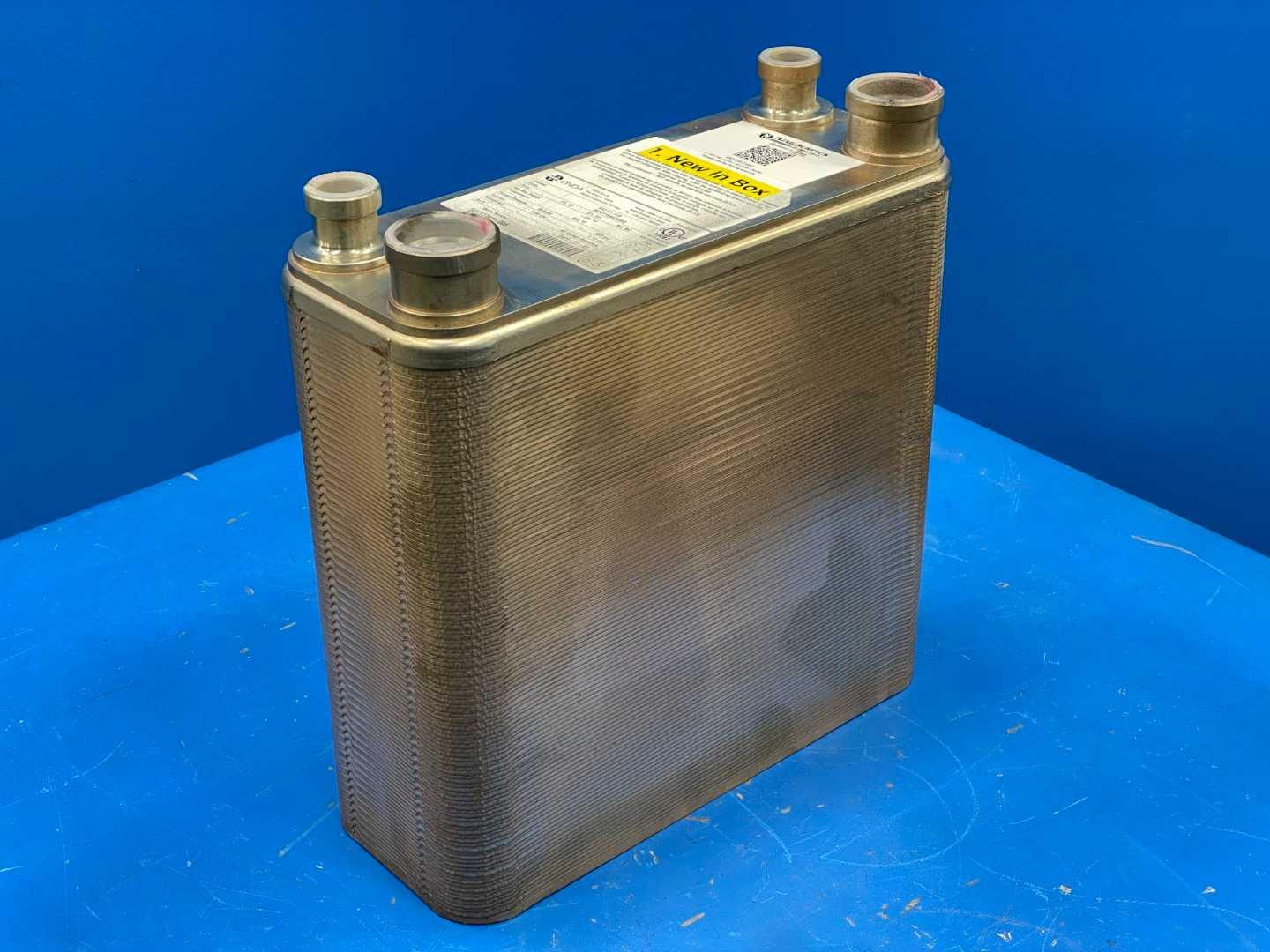 Brazed Plate Heat Exchanger 118 Plate 653 PSI Refrigerant R410A R404A R134a Onda S12 H-118 316L Stainless Steel HVAC Refrigeration Evaporator Condenser