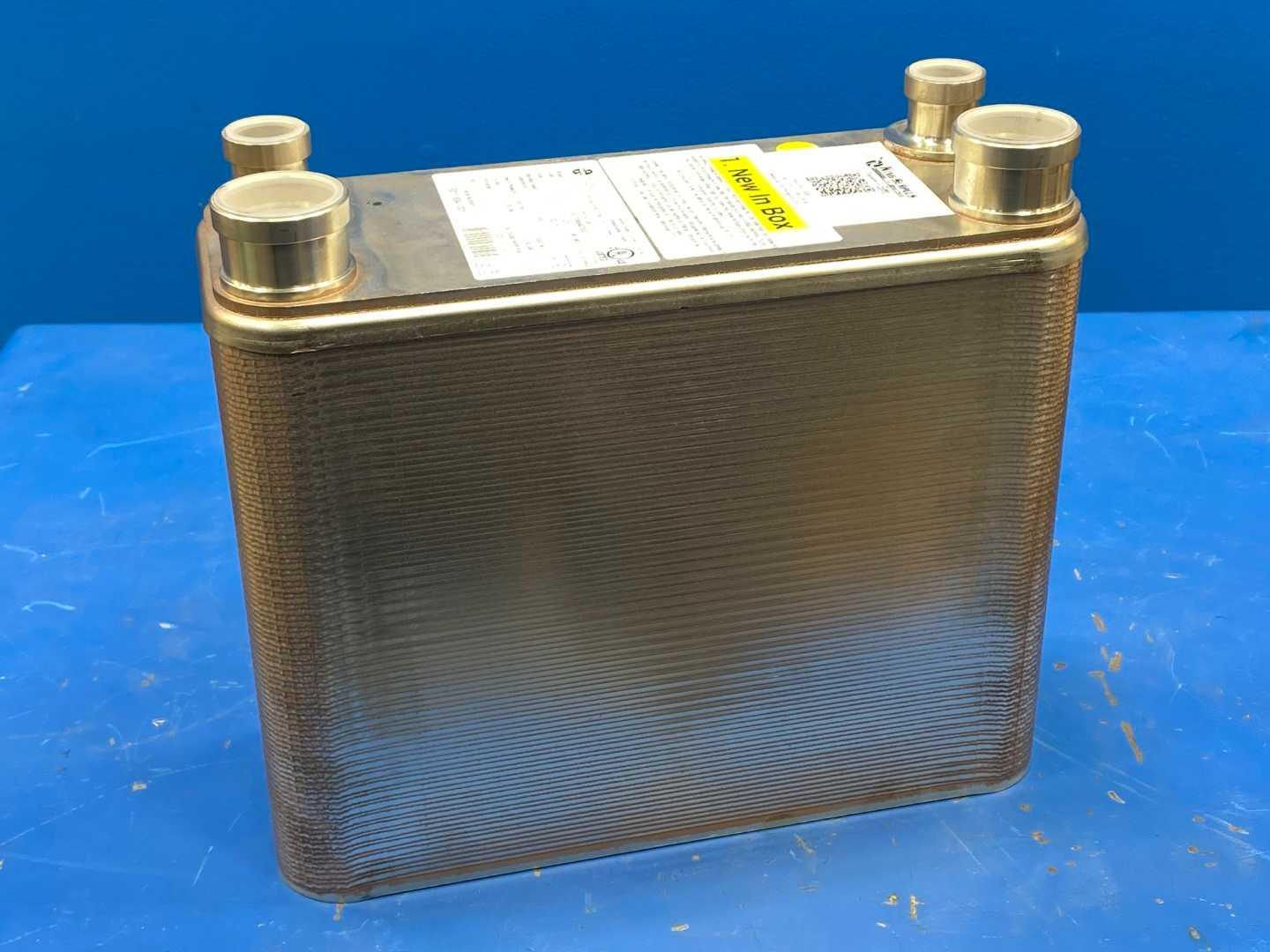 Brazed Plate Heat Exchanger 96 Plate 653 PSI Refrigerant R410A R404A R134a Onda S12 H-96 316L Stainless Steel HVAC Refrigeration Evaporator Condenser