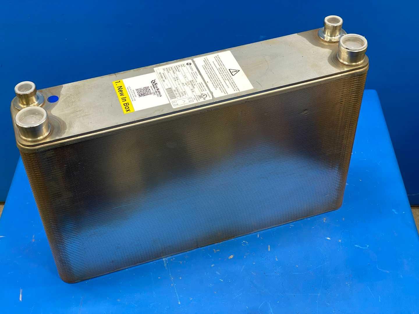 Brazed Plate Heat Exchanger 146 Plate 653 PSI Refrigerant R410A R404A R134a Onda S82 H-146 316L Stainless Steel HVAC Refrigeration Evaporator Condenser