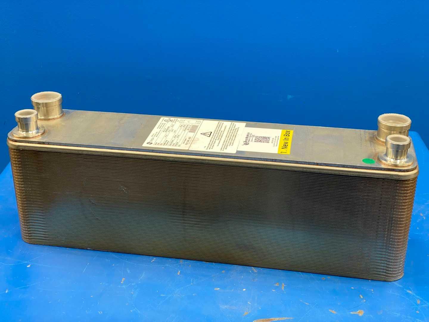 Brazed Plate Heat Exchanger 66 Plate 653 PSI Refrigerant R410A R404A R134a Onda S82 H-66 316L Stainless Steel HVAC Refrigeration Evaporator Condenser