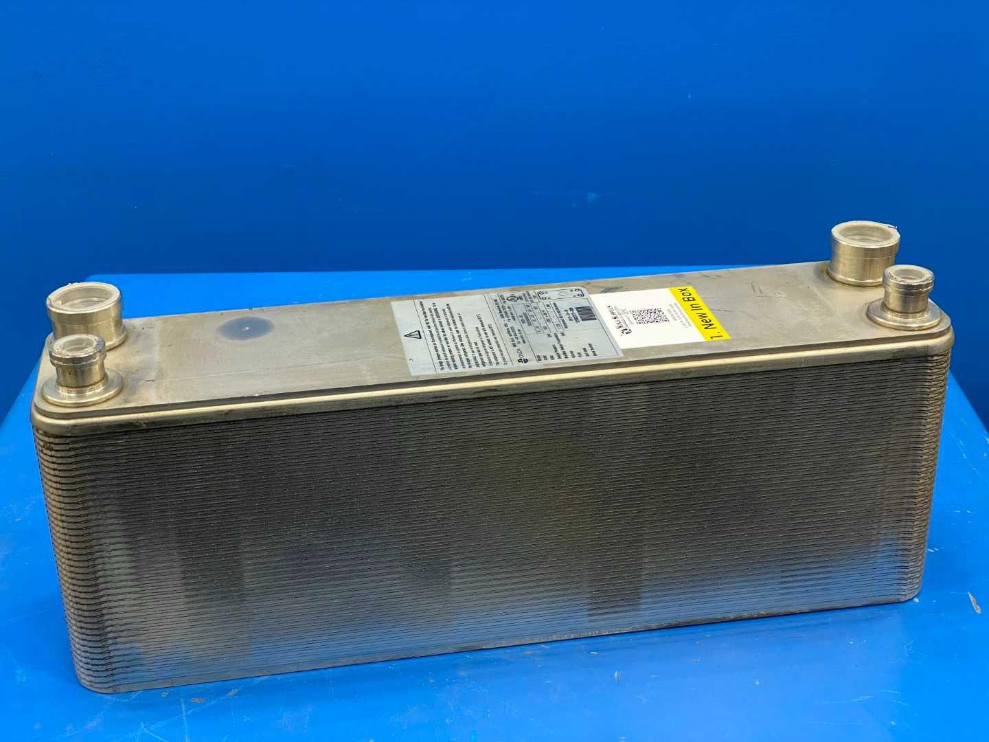 Brazed Plate Heat Exchanger 80 Plate 653 PSI Refrigerant R410A R404A R134a Onda S82 H-80 316L Stainless Steel HVAC Refrigeration Evaporator Condenser