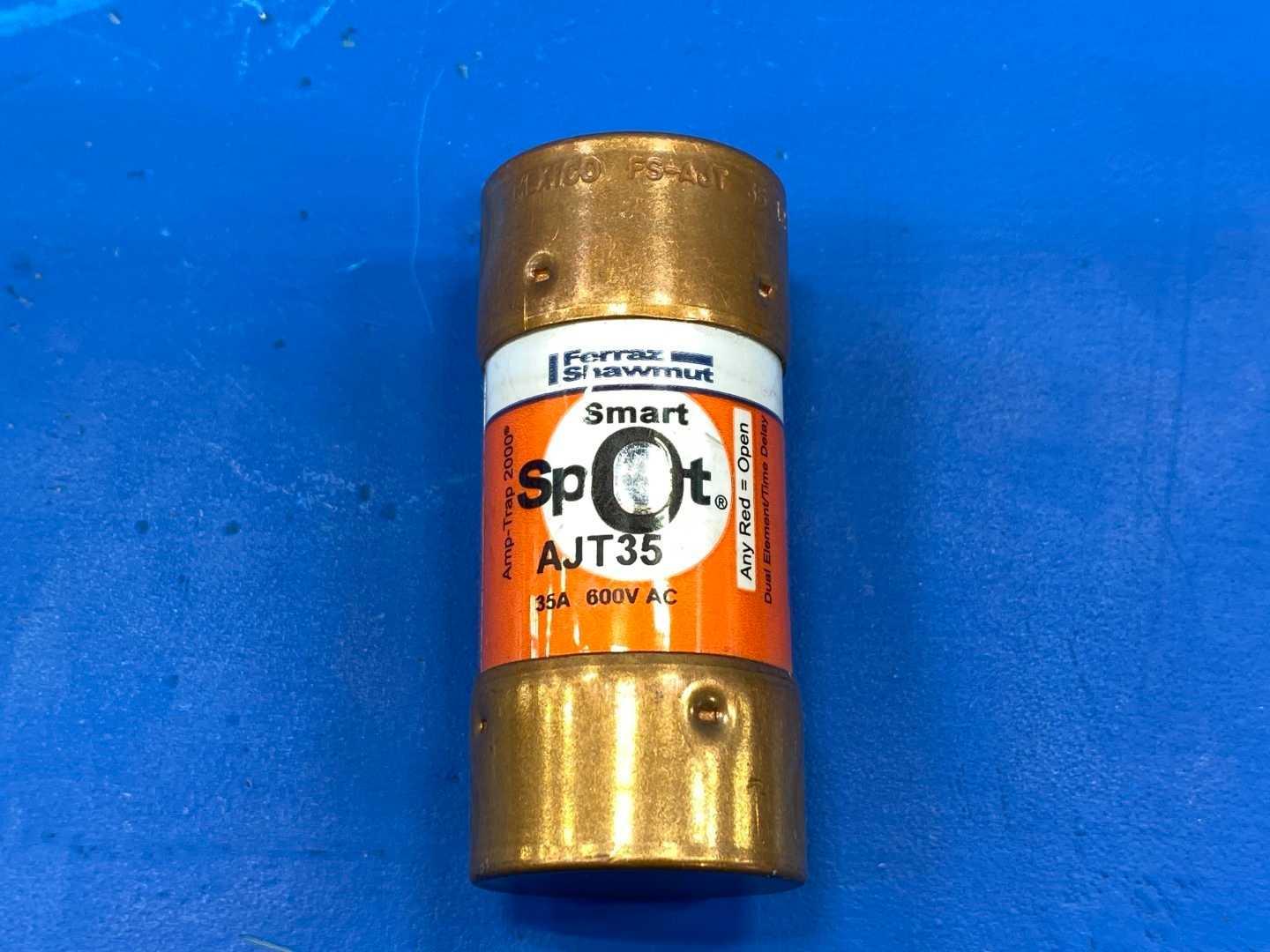 35 Amp Class J Time Delay Fuse 600V Mersen Amp-Trap 2000 AJT-35