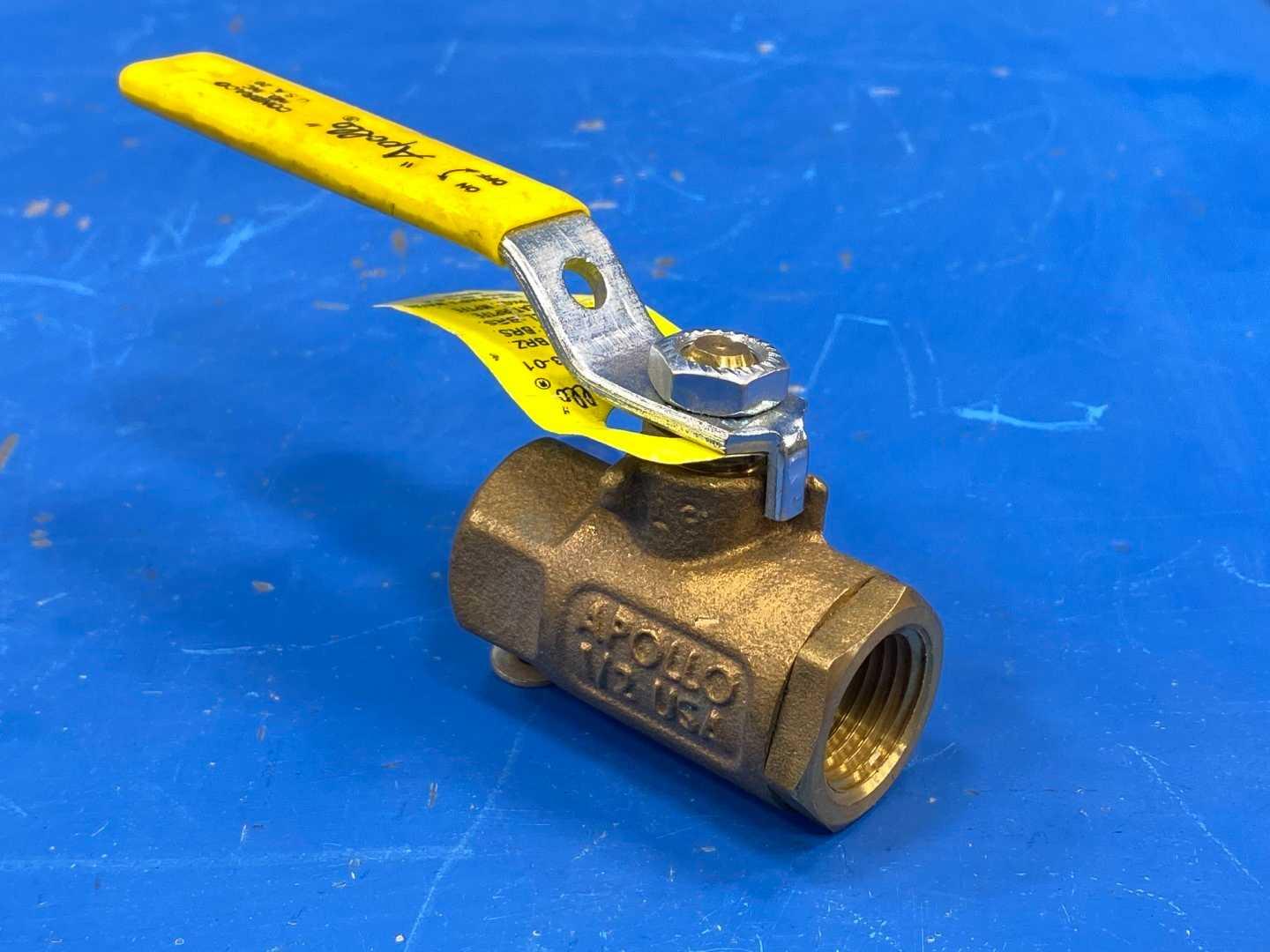1/2" Bronze Ball Valve Apollo 70-103-01 600 CWP FNPT Threaded