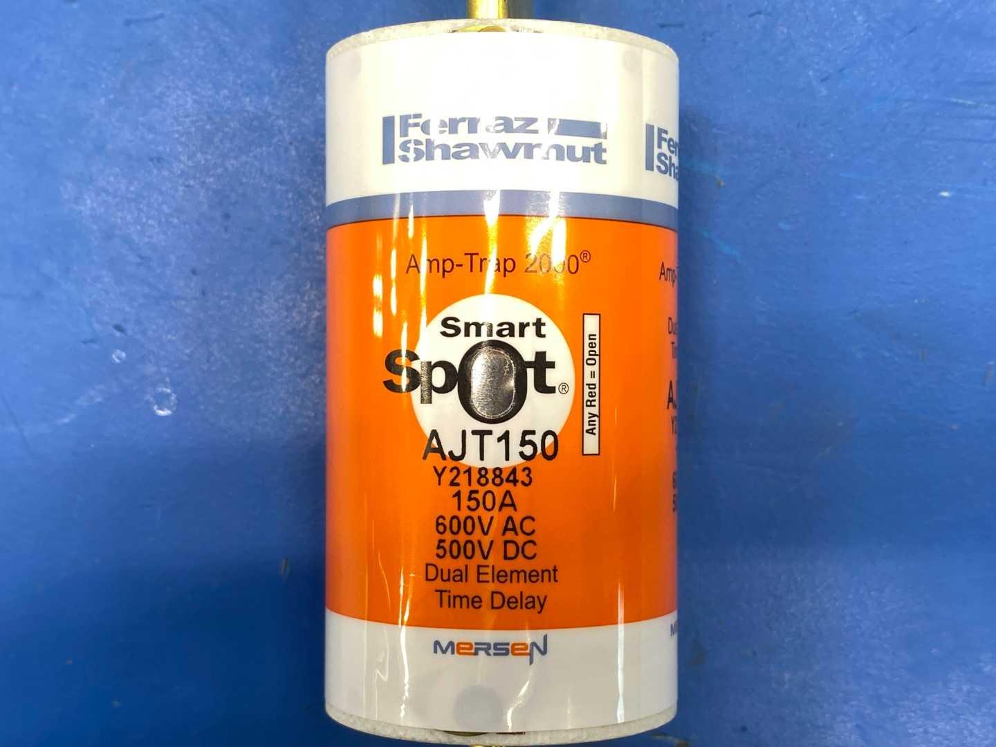 150 Amp Class J Time Delay Fuse 600V Mersen Amp-Trap 2000 AJT-150