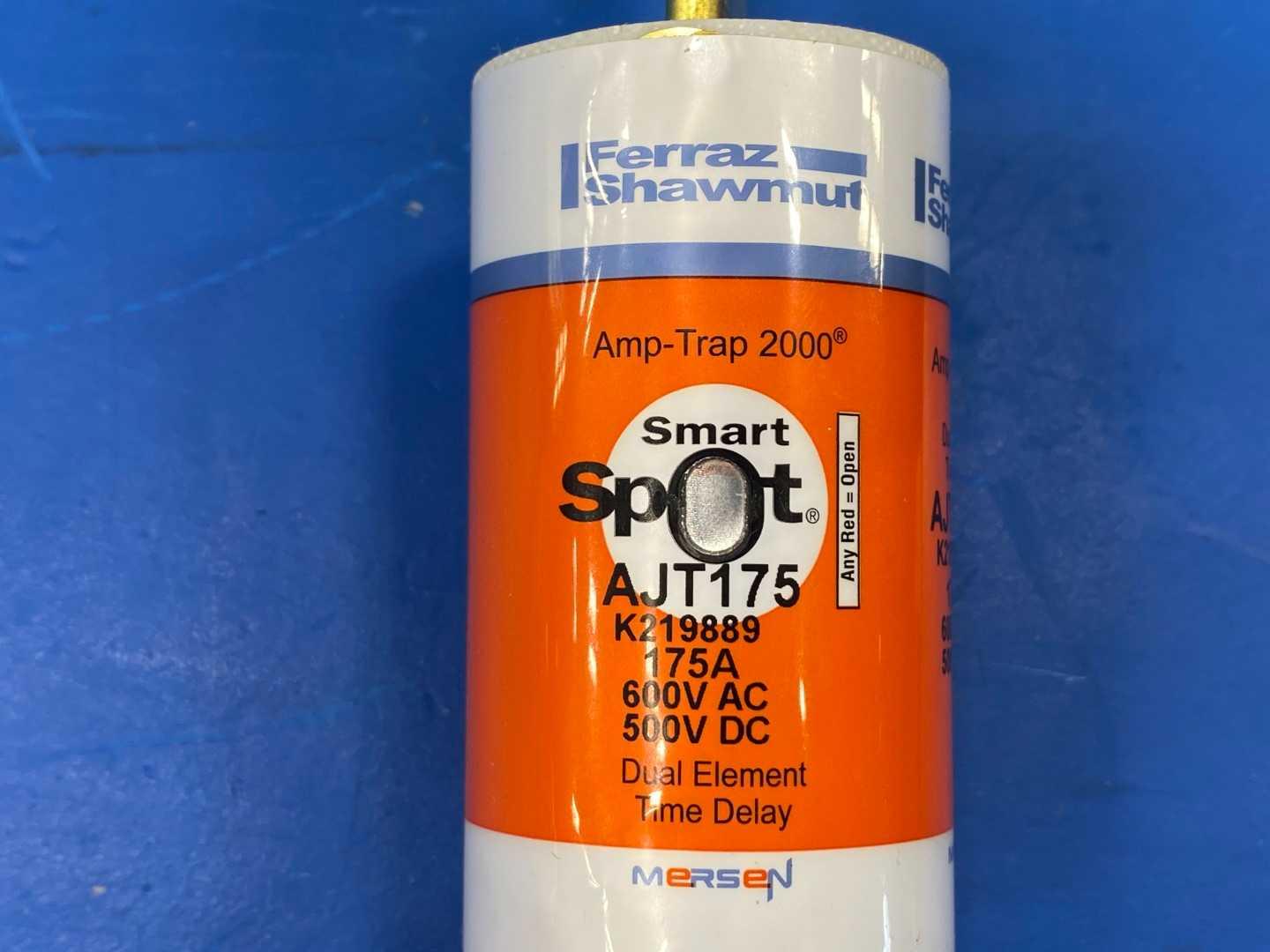 175 Amp Class J Time Delay Fuse 600V Mersen Amp-Trap 2000 AJT-175