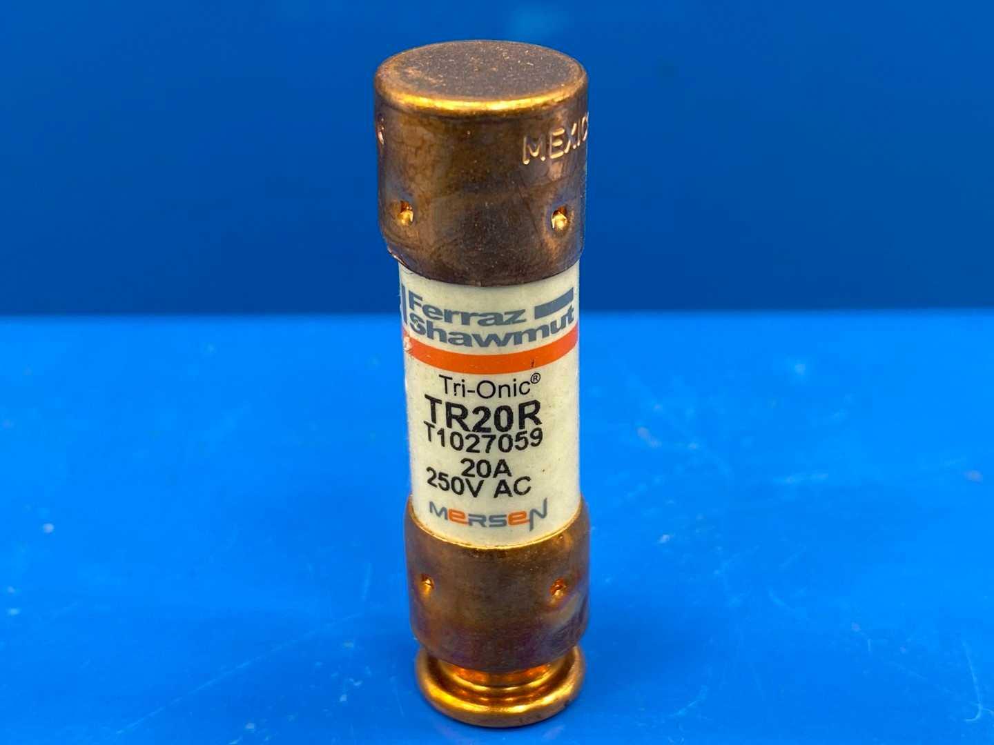 20 Amp Class RK5 Time Delay Fuse 250V Mersen Tri-Onic TR-20R