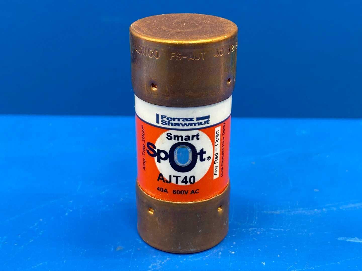 40 Amp Class J Time Delay Fuse 600V Mersen Amp-Trap 2000 AJT-40