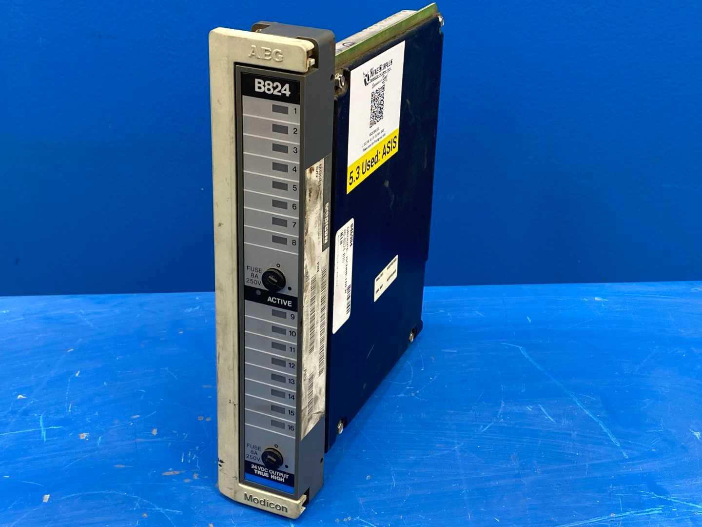 AEG AS-B824-016 Modicon True High Output Module, 24VDC, ASB824016