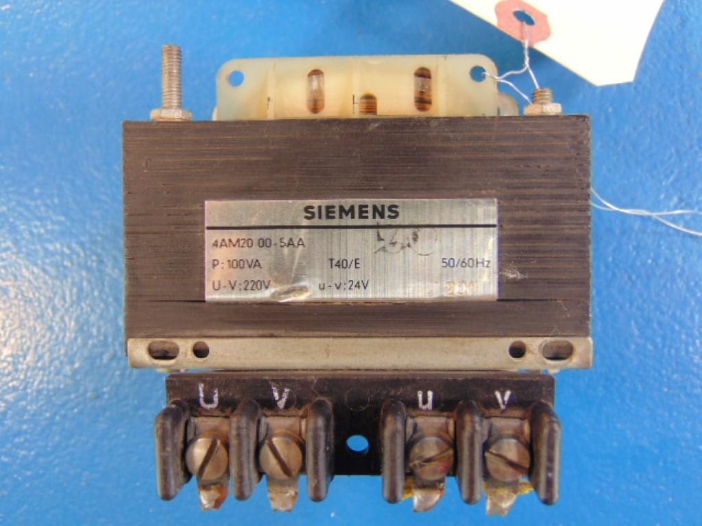 220V 50/60Hz Single-Phase Control Transformer Siemens 4AM2000-5AA (likely 2000 VA - verify nameplate)