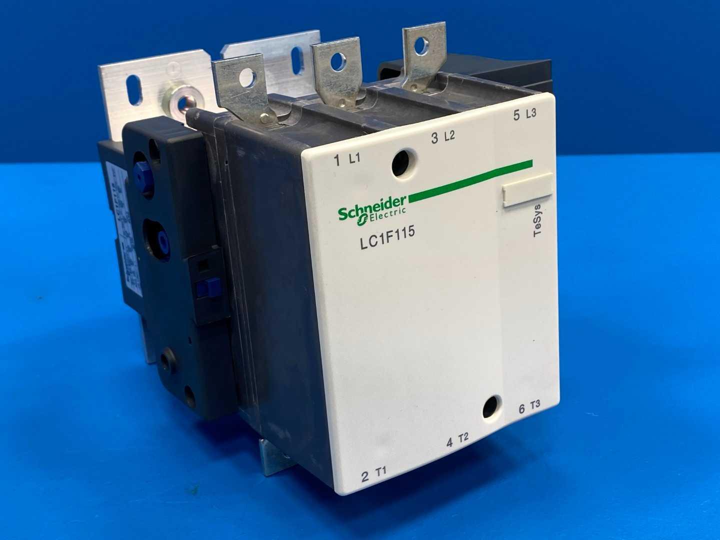 Schneider Electric LC1F115G6 115 Amp Contactor TeSys F 120V 60 Hz / 95V 50 Hz 3-Pole