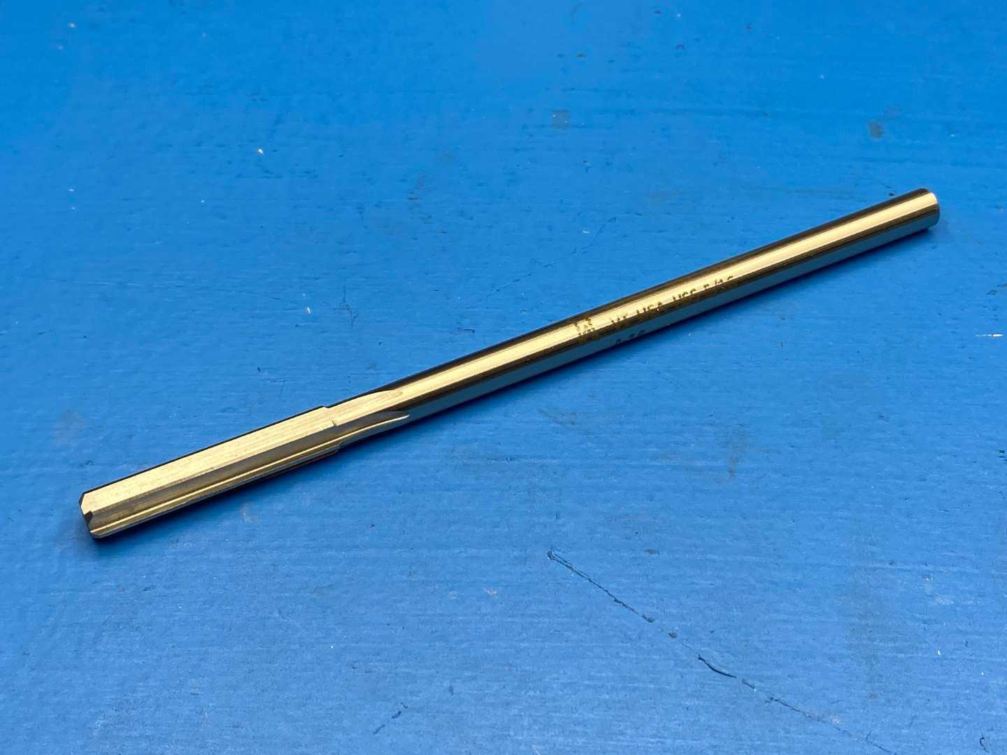 HSS Chucking Reamer 5/16" .3125 6-Flute Straight Flute Straight Shank, Yankee 433 USA