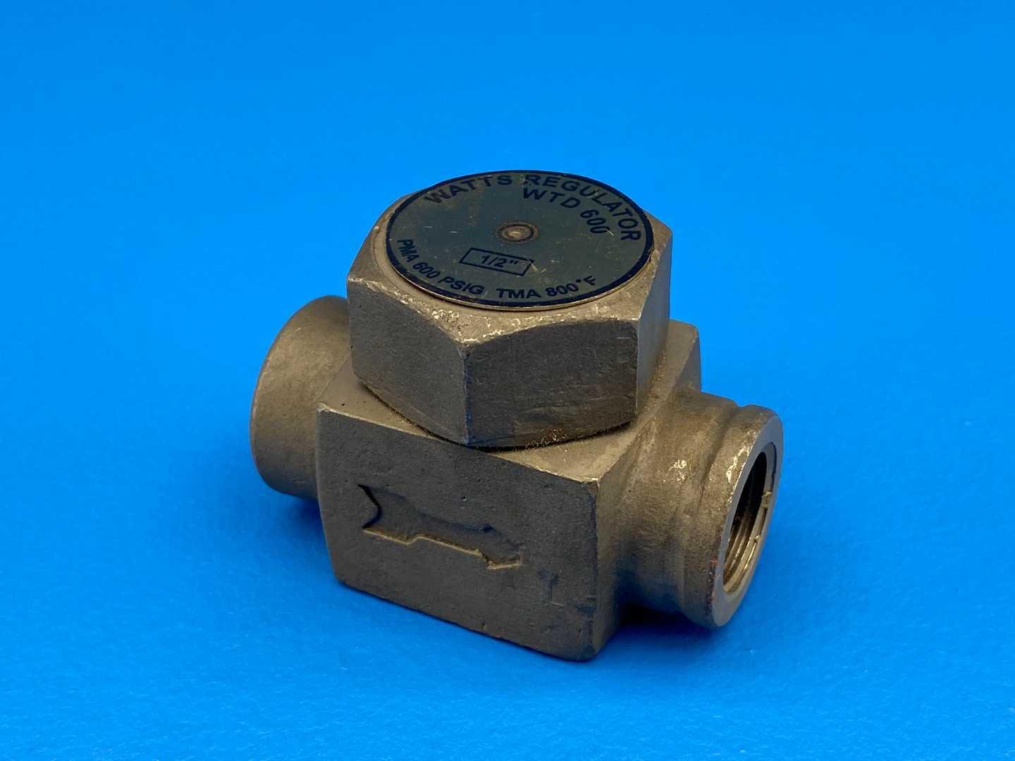 Watts WTD 600 1/2" , Thermodynamic Steam Trap, PMA 600PSIG, TMA 800°F