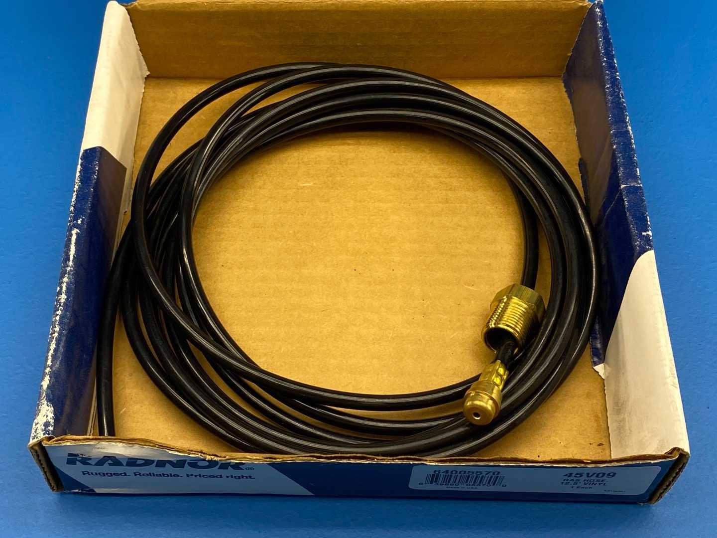 Radnor 45V09 Power Cable 12.5' Vinyl Gas Hose