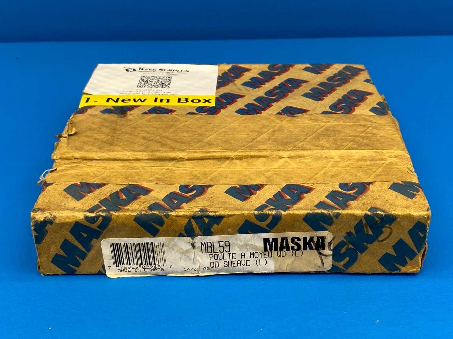Maska MBL59 Single Groove Fixed Pitch Sheave