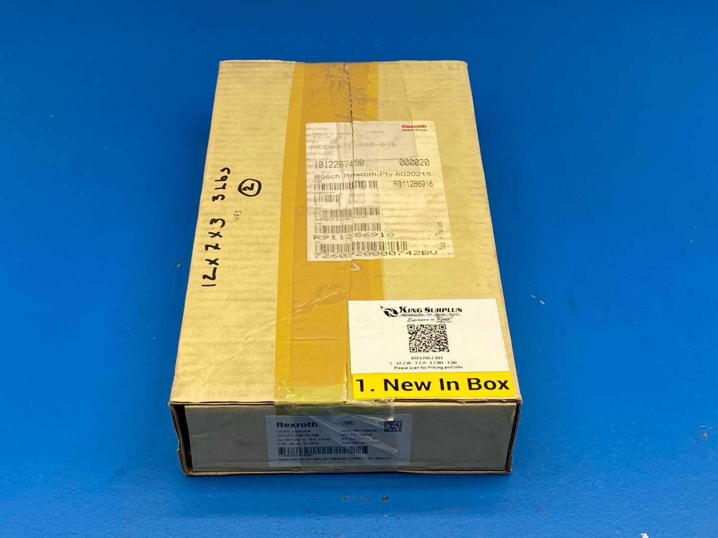 Bosch Rexroth NFD03. 1-480-016 Power Line Filter 480VAC 16A R911286918