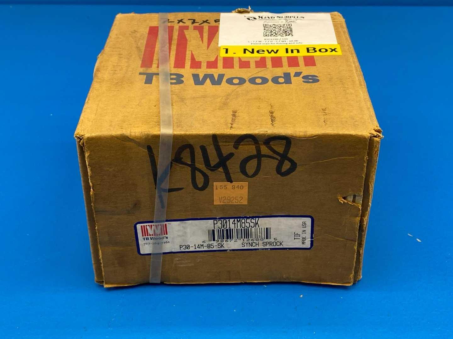 TB Woods P3014M85SK TB Wood's , Synchronous Sprocket 14MM belt pitch x 85MM belt width x 30 teeth