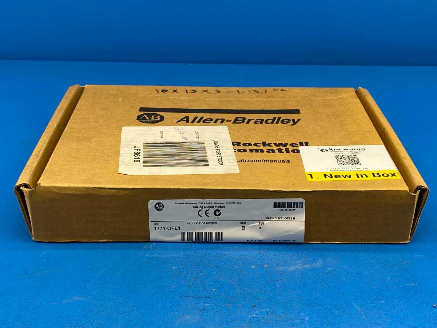 Allen-Bradley 1771-OFE1 Analog Output Model