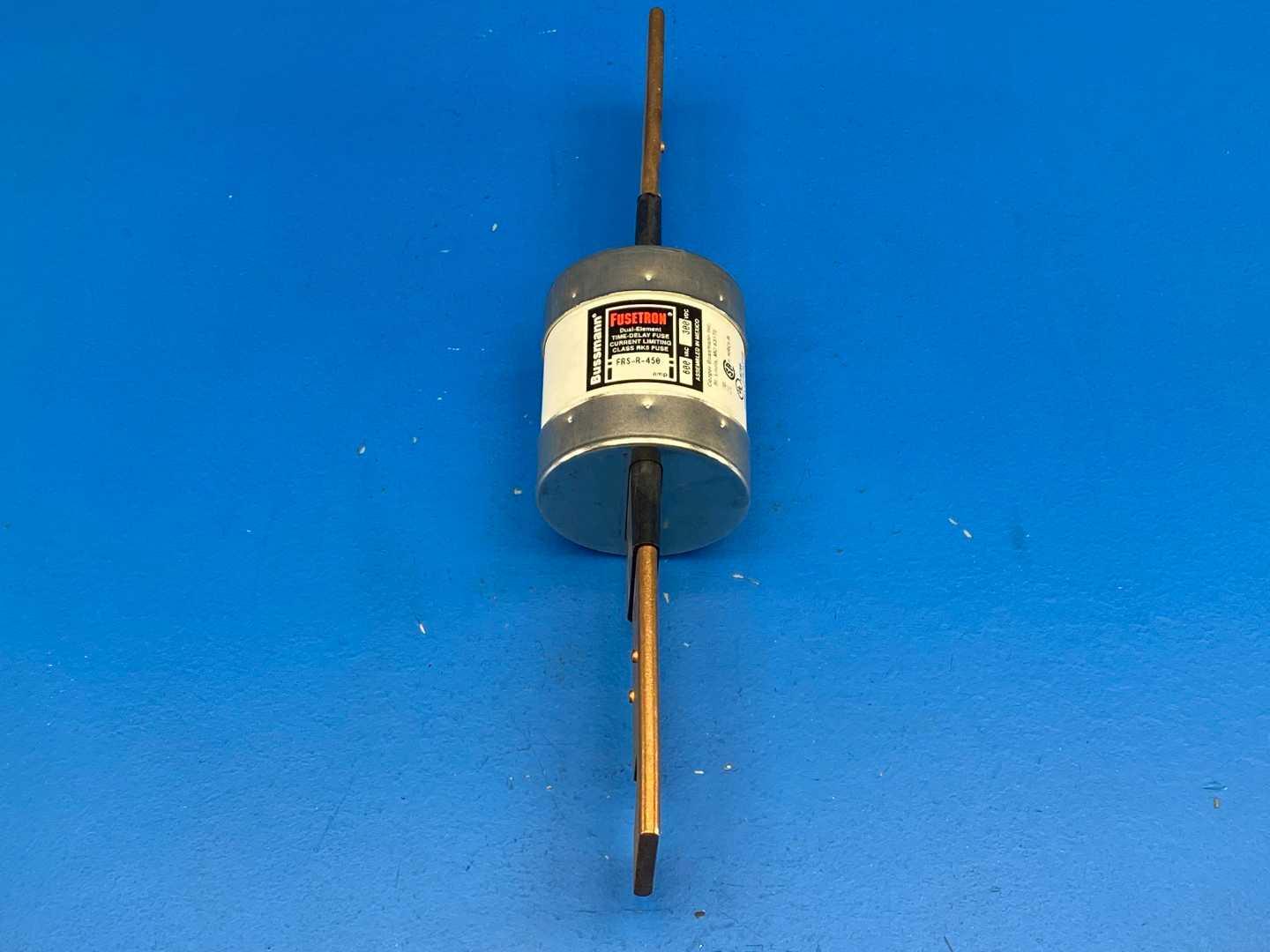 450 Amp Class RK5 Dual-Element Time Delay Fuse 600V Bussmann Fusetron FRS-R-450