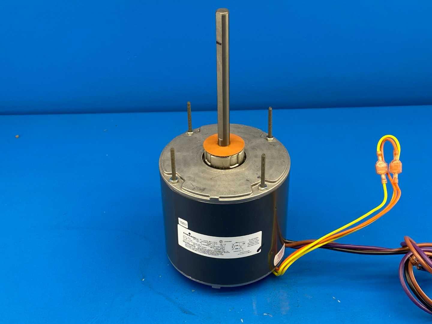 Trane Condenser Fan Motor 1/2 HP 460V 1 PH 1100 RPM 48Y MOT2367 MOT02367 (Replaces MOT19246) Emerson KA55HXFNH-1472 American Standard - NIB Discontinued OEM