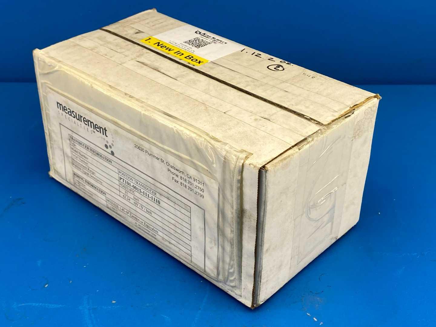 Celesco PT101-0015-111-1110 Position Transducer 62.27 mV / V / Inch 15" Measurement Range