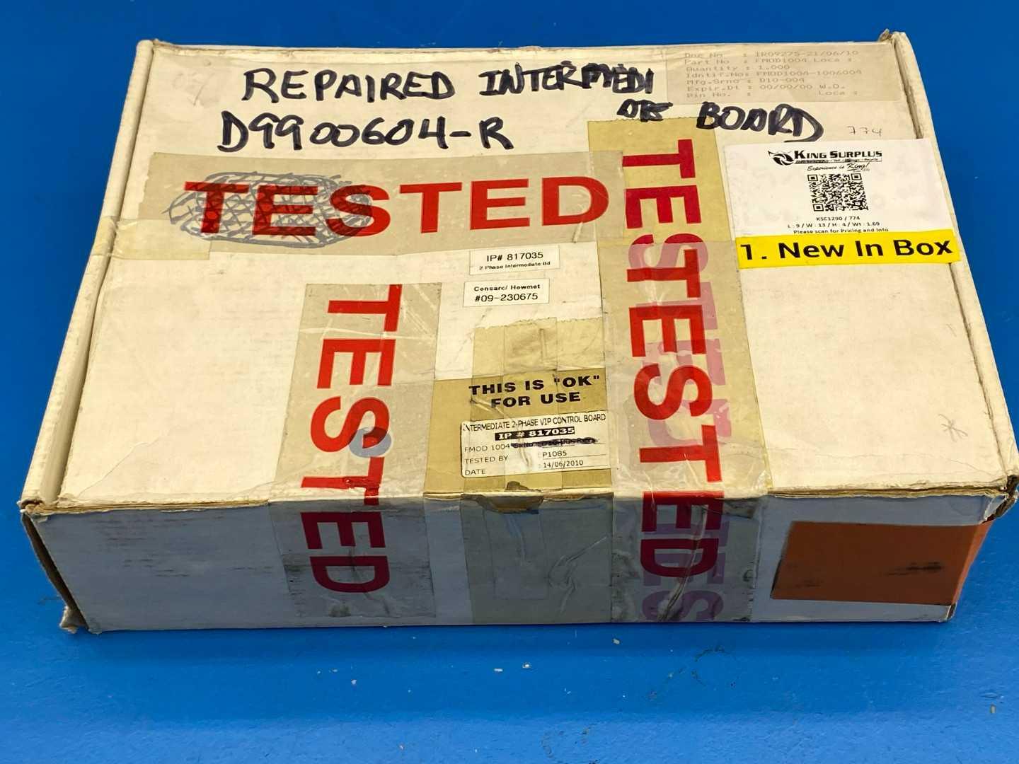 Inductotherm IP# 817035 IP#, Intermediate 2-Phase VIP Control Board (REPAIRD)