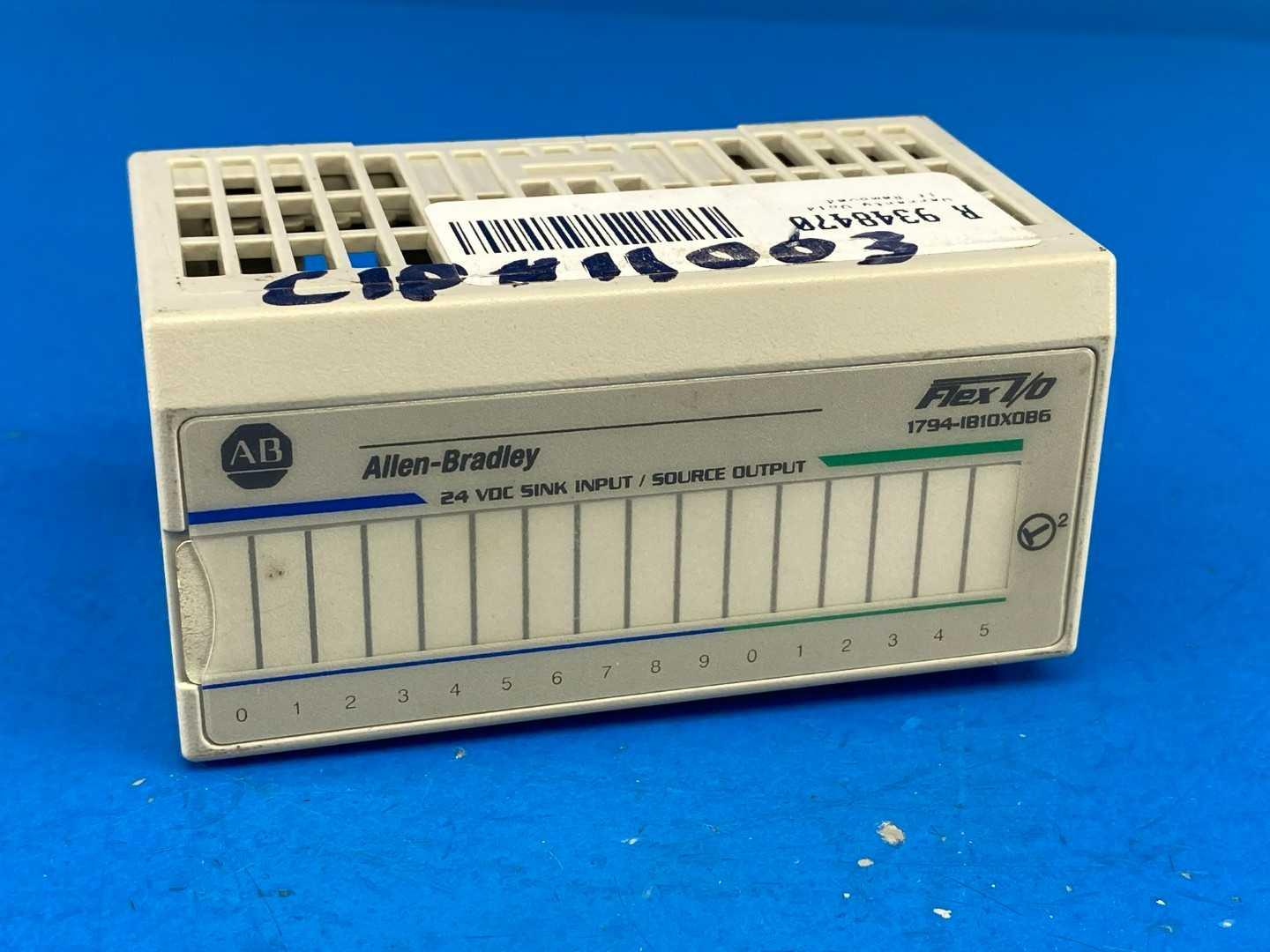 Allen-Bradley 1794-IB10XOB6 Flex I/O 10 Input 6 Output Digital Module, 24VDC