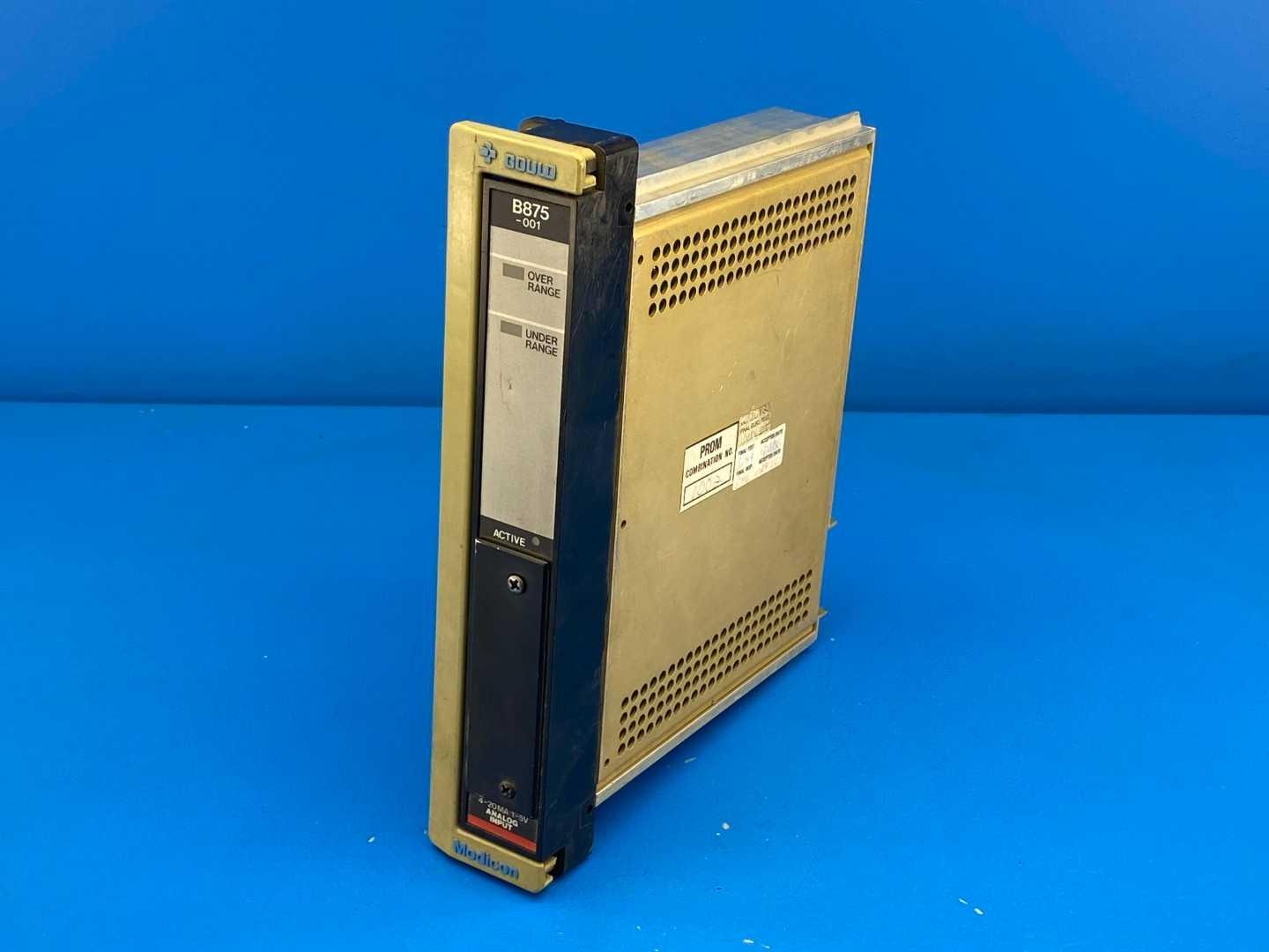 Gould Modicon B875-001 Analog Input Module, 4-20mA / 1-5V, PROM Combination 1002
