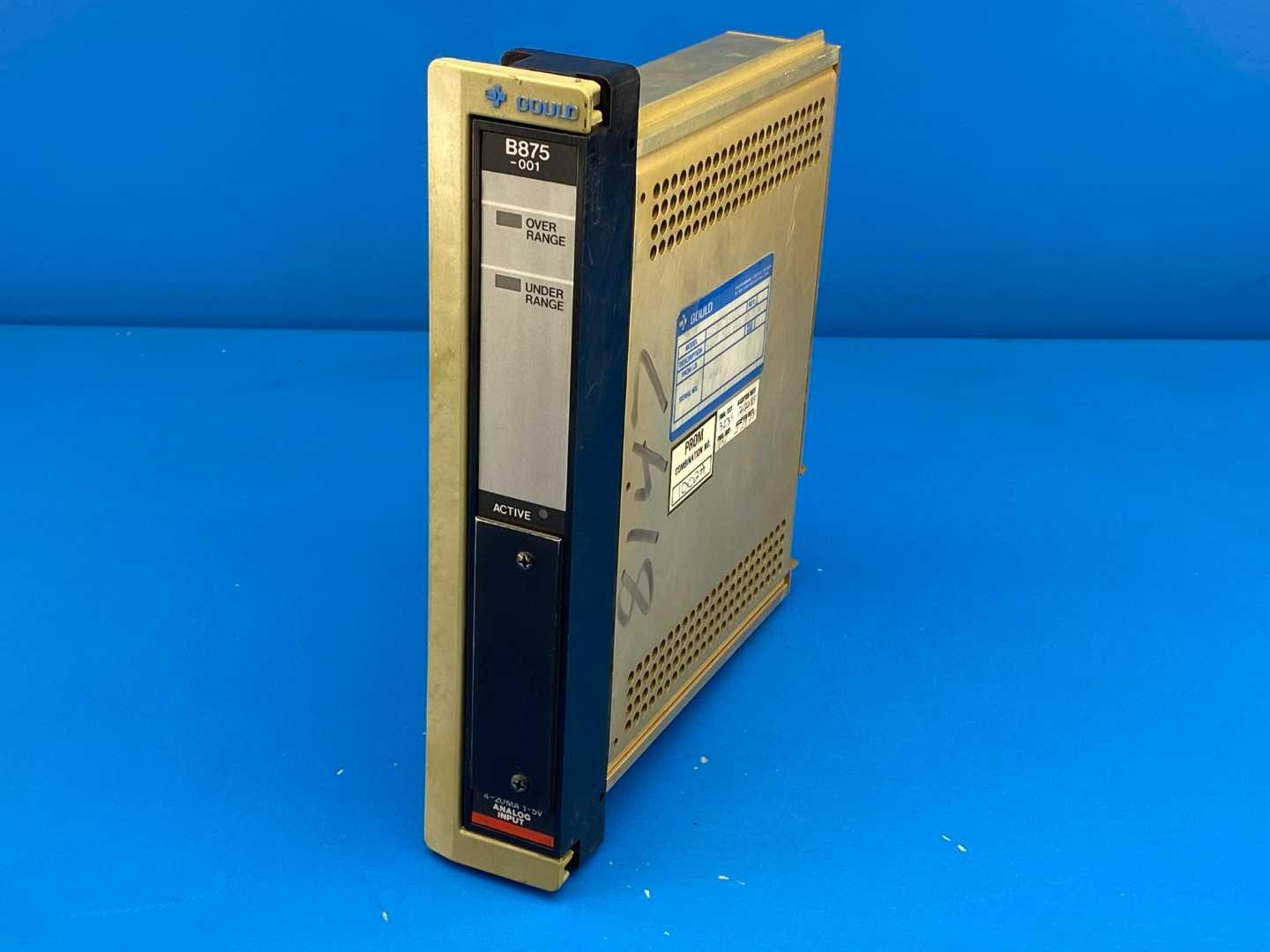 Gould AS-B875-001 Analog Input Module 20mA 1-5V